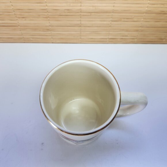 Masonic Coffee Cup “Order of the Eastern Star” Vintage Gold Gilded Rim Freemason - Picture 3 of 7